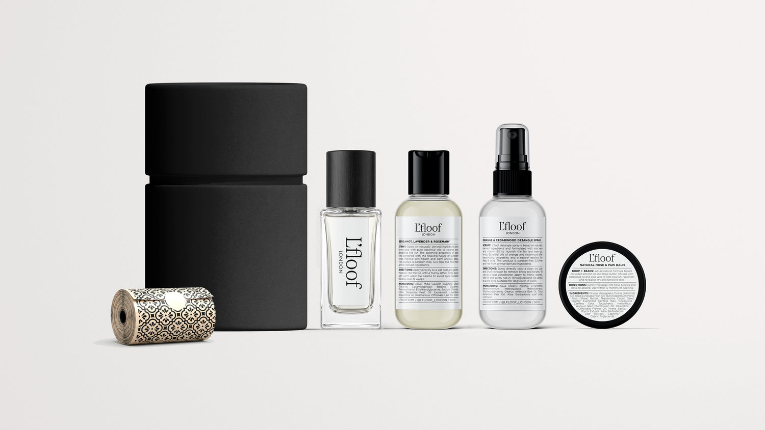 Lucky Pup travel grooming set