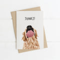 Thank you card - Dog