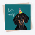 Lets Pawty Greeting Card