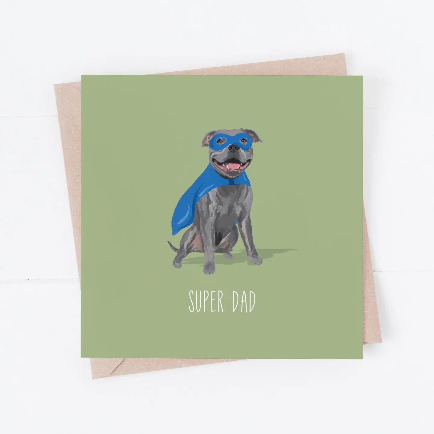 Super Dad Dog Card