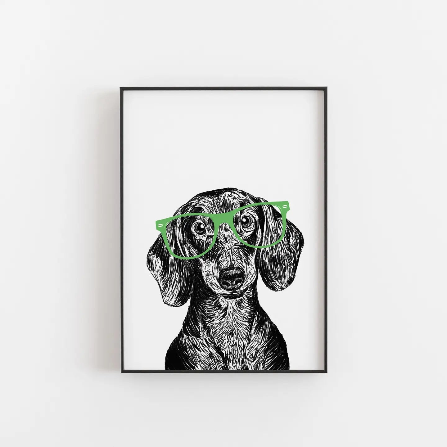 Dachshund Dog Print