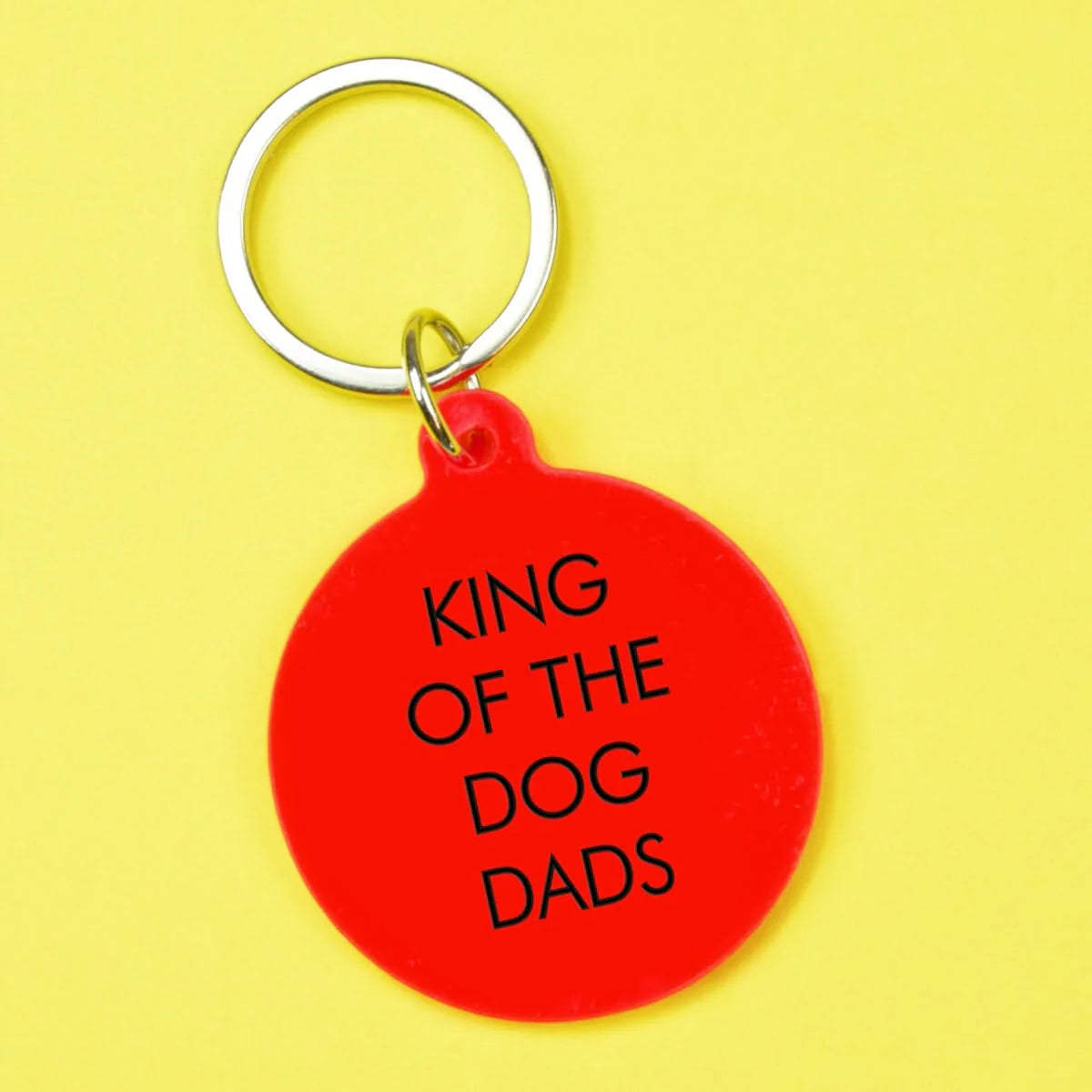 King of the Dog Dads Keytag