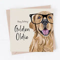 Golden Oldie Dog Birthday Card