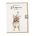 French Bulldog Birthday Card