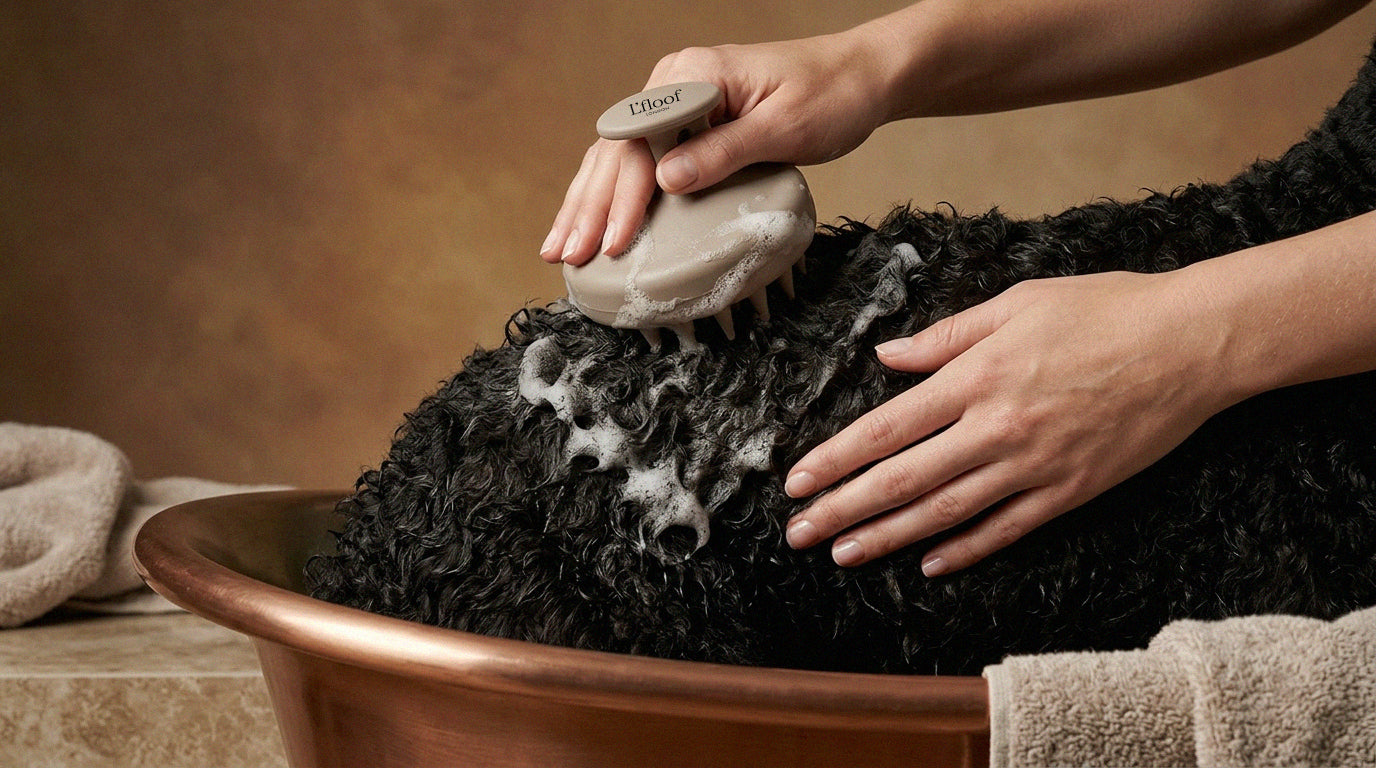 L'floof Shampoo Massaging Brush