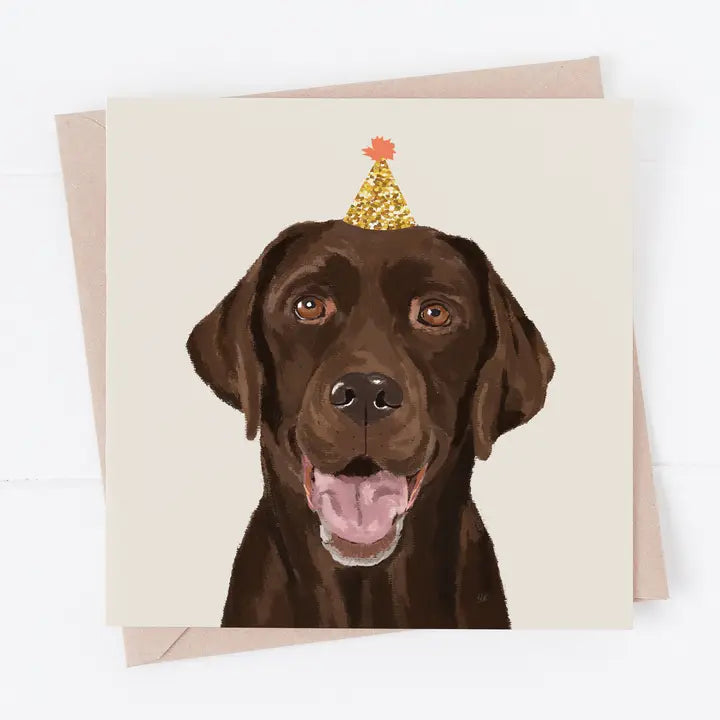 Dog Greeting Card
