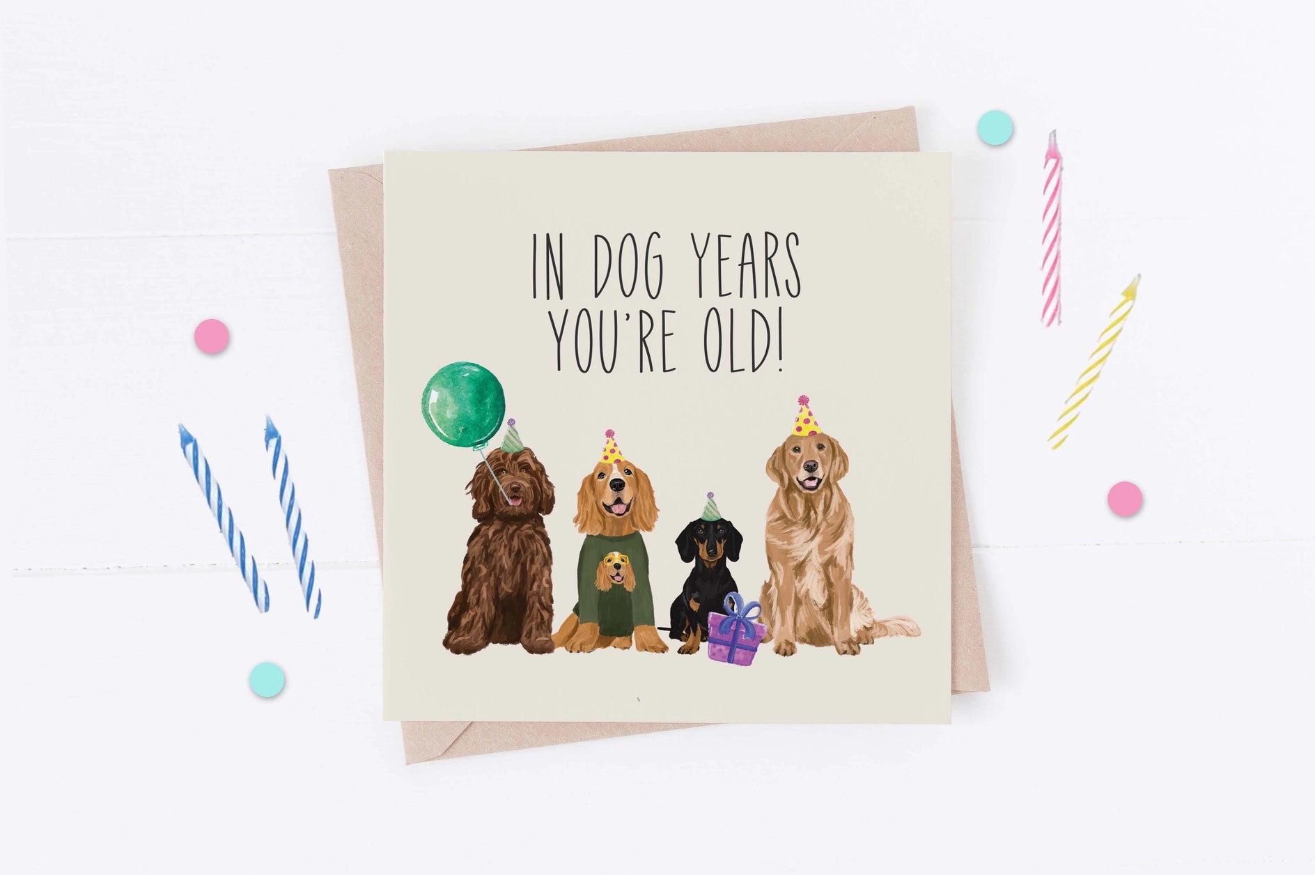 Dog Greeting Card