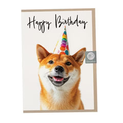 Shiba Inu birthday card