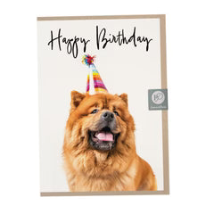 Chow Chow birthday card
