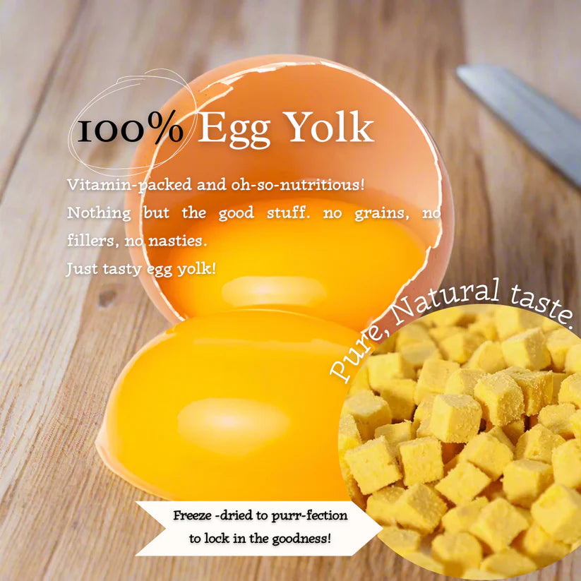 Yolky Drops - 100% Freeze-Dried Quail Egg Yolk Treats